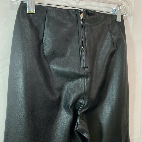 BLANKNYC Womens NWT High Waist Faux Leather Leggings in Black Sz 26 or 27 - Picture 7 of 8